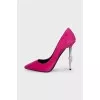 Pink Skull Stiletto Heels
