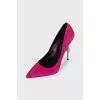 Pink Skull Stiletto Heels