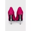 Pink Skull Stiletto Heels