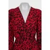 Red dress with print