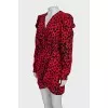 Red dress with print