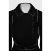 Velvet button down jacket