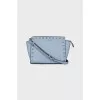 Selma blue leather bag