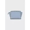 Selma blue leather bag