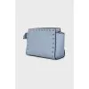 Selma blue leather bag