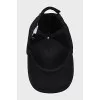 Wool cap with embroidered logo
