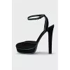 Suede Slingbacks with heels