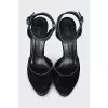 Suede Slingbacks with heels