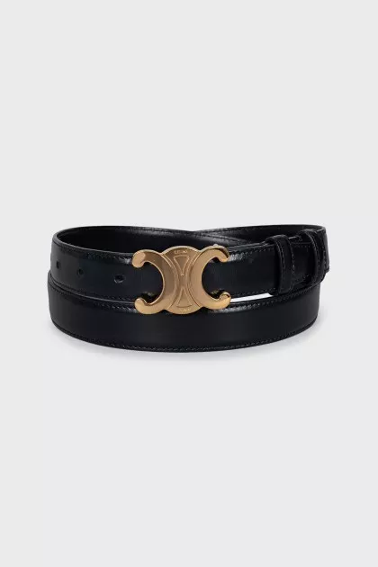 Triomphe Leather Belt