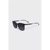 Black thin frame sunglasses
