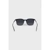 Black thin frame sunglasses