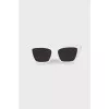 White cat eye sunglasses