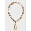 Gold necklace with pendant