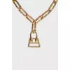 Gold necklace with pendant