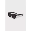 Brown wayfarer sunglasses