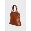 Brown bag with brand logo