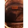 Brown bag with brand logo