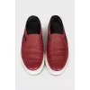 Men's leather slip-ons
