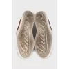 Men's leather slip-ons