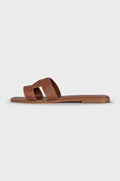 Brown Oran Slippers