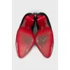 Black textile shoes