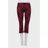 Red checkered breeches