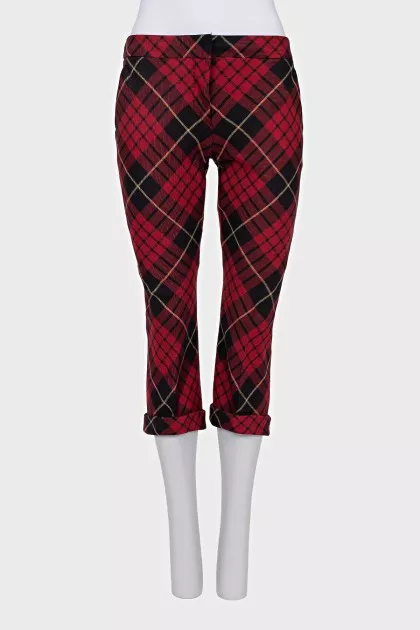 Red checkered breeches