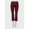 Red checkered breeches
