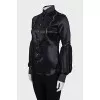 Silk blouse with lace