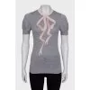 Cashmere and silk t-shirt