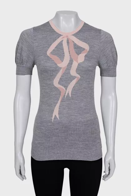 Cashmere and silk t-shirt