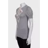 Cashmere and silk t-shirt