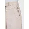 Beige corduroy skirt