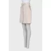 Beige corduroy skirt