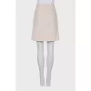 Beige corduroy skirt