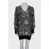 Slim fit silk dress