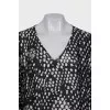 Slim fit silk dress