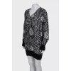 Slim fit silk dress
