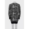 Slim fit silk dress