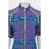 Silk blouse floral print