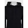 Hoodie with brand logo
