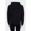 Hoodie with brand logo
