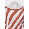 Striped slim fit t-shirt