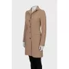 Beige wool coat