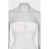 White button up top