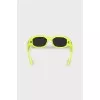 Sunglasses with a bright frame and logo
