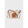 Woven raffia bag