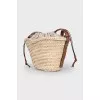 Woven raffia bag