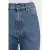 Straight fit blue jeans with tag