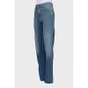 Straight fit blue jeans with tag